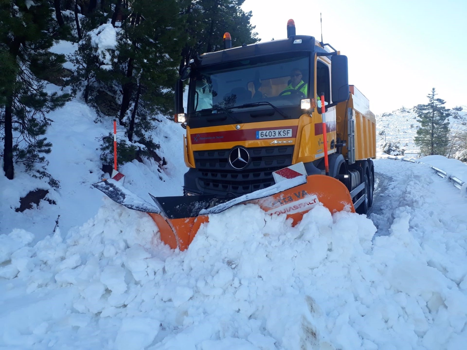 Economía.- Transportes despliega 1.440 quitanieves en las carreteras para la campaña de vialidad invernal