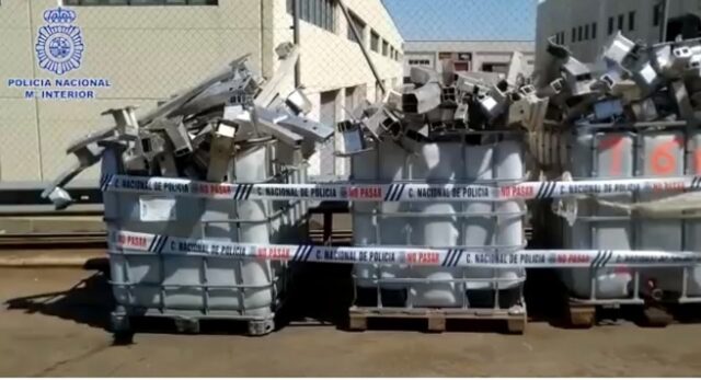Zaragoza.- Sucesos.- Detenidos seis jóvenes por robar más de tres toneladas de aluminio en una chatarrería del Arrabal