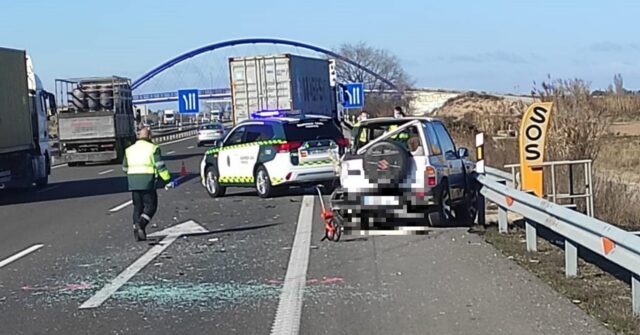 Zaragoza.- Sucesos.- Fallece un hombre de 85 años tras ser atropellado por un camión, en la A-68, en Monzalbarba