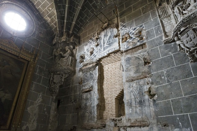 capilla por restaurar en la catedral de Tarazona